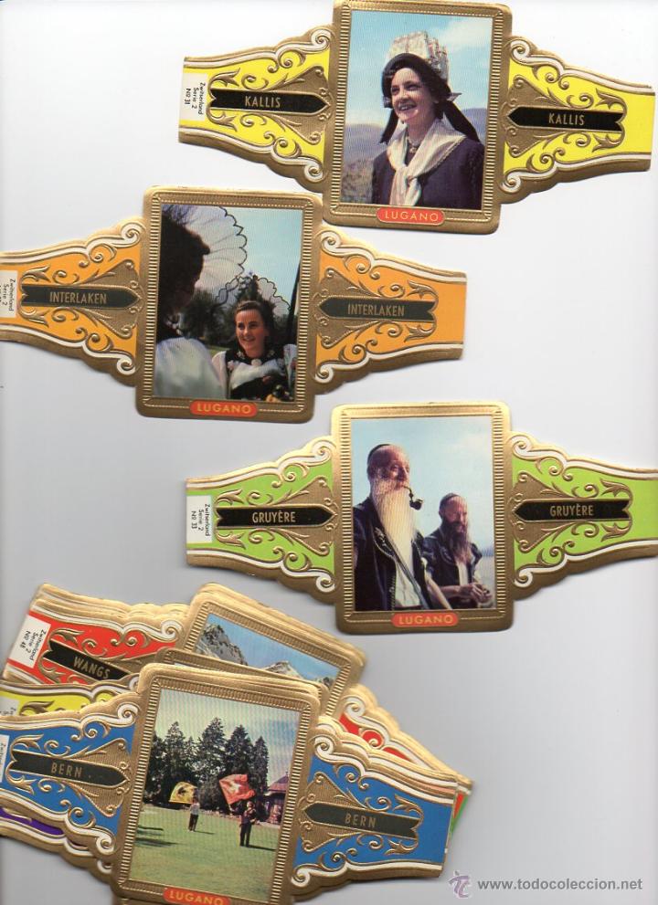 Vitolas de colecci&oacute;n: Vitolas. Serie completa Lugano - Turismo, serie 2, Segunda Parte, 40 vitolinas