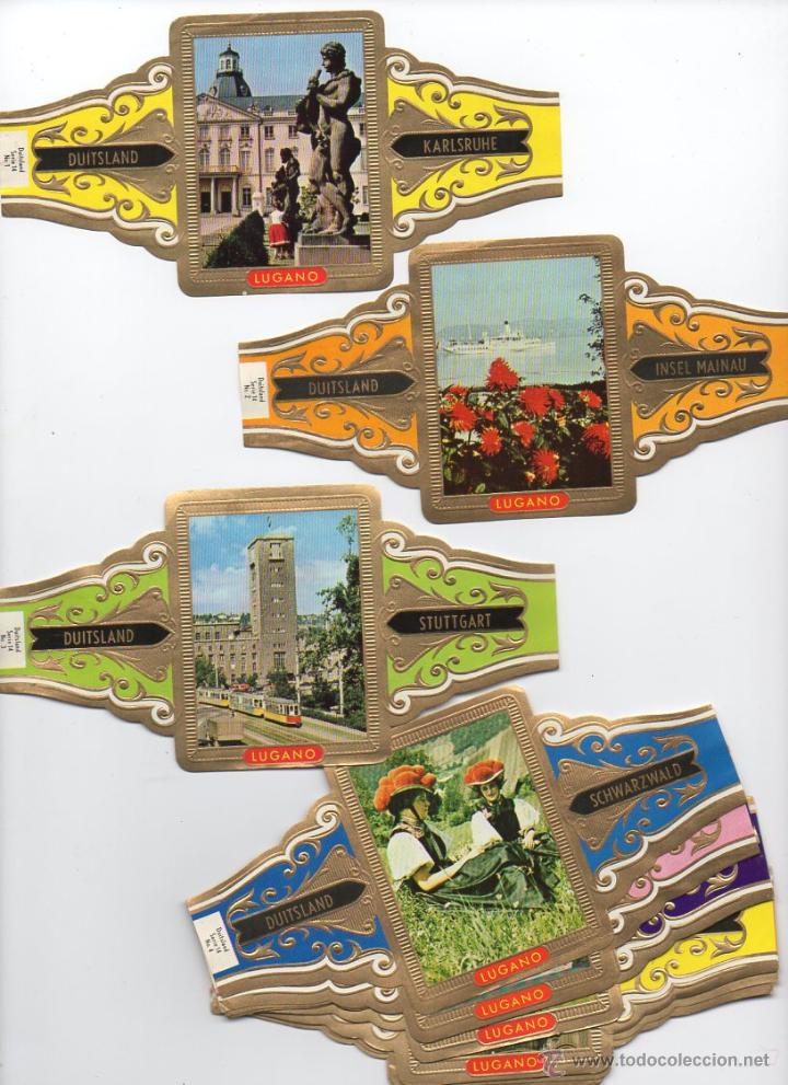 Vitolas de colecci&oacute;n: Vitolas. Serie completa Lugano - Alemania, serie 14, 24 vitolinas