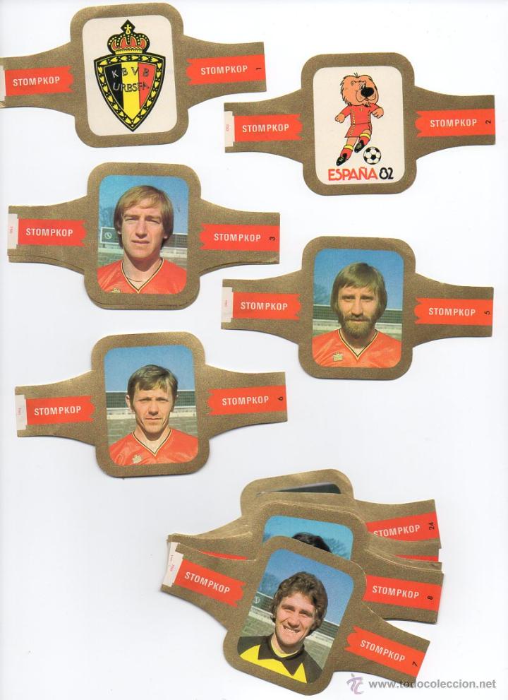 Vitolas de colecci&oacute;n: Vitolas. Serie completa Stompkop - Mundial Espa&ntilde;a 82, 24 vitolinas.