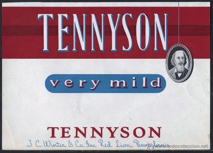 Vitolas de colecci&oacute;n: LITOGRAFIA USA / TENNYSON (MEDIDAS 21,3 X 15 CM.)