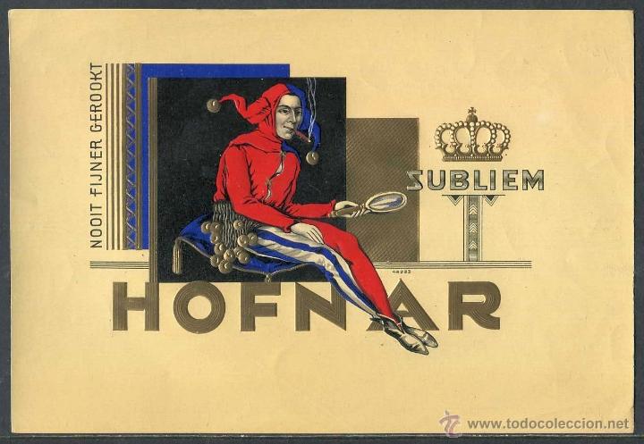 Vitolas de colecci&oacute;n: LITOGRAFIA HOFNAR - CON RELIEVE (MEDIDAS 22 X 15 CM.)