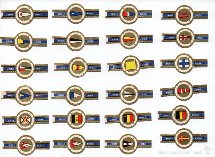 Vitolas de colecci&oacute;n: Serie completa Jubile- C&oacute;digo Internacional de la Marina, serie 2, 24 vitolas