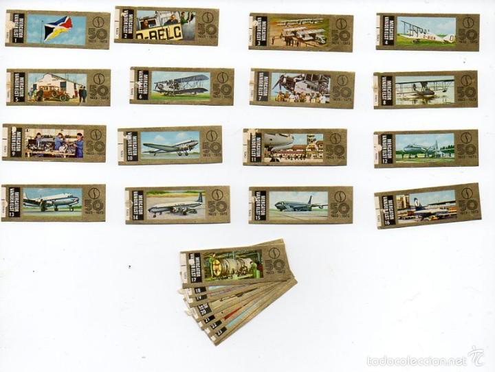 Vitolas de colecci&oacute;n: Vitolas Serie completa Mercator - 50 Aniversario de la Sabena, 24 vitolas