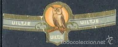 Vitolas de colecci&oacute;n: VITOLA UILTJE - BUHO - Foto 1