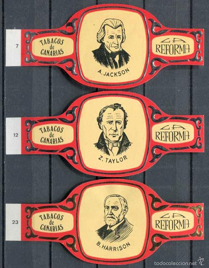 Vitolas de colecci&oacute;n: VITOLAS LA REFORMA - PERSONAJES (3 VITOLINAS)