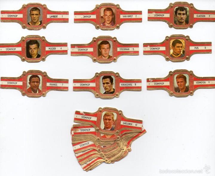 Vitolas de colecci&oacute;n: Vitolas. Serie completa Stompkop - Futbolistas, serie 1, 24 vitolas.