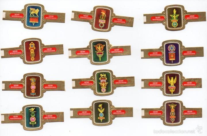 Vitolas de colecci&oacute;n: Vitolas. Serie completa Henri Wintermans - Estandartes Romanos, 12 vitolas