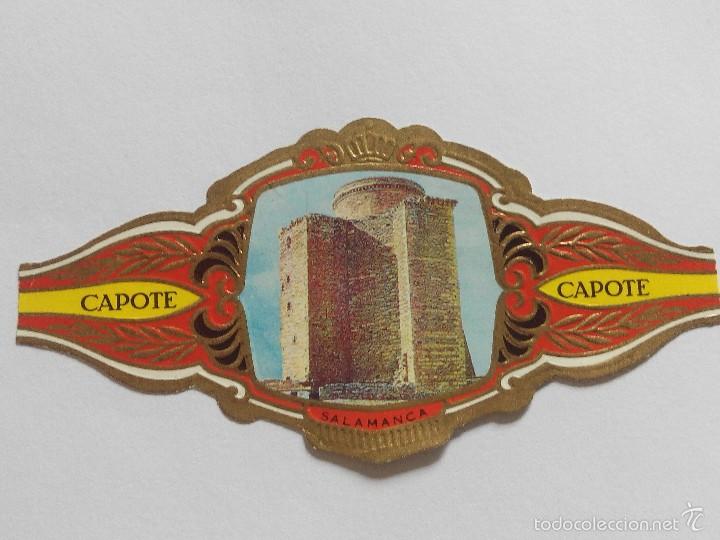 Vitolas de colecci&oacute;n: VITOLA TABACOS CAPOTE SERIE CASTILLOS DE ESPA&Ntilde;A N&ordm; 24 ALBA DE TORMES (SALAMANCA)