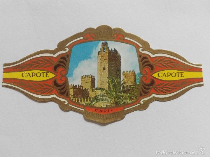 Vitolas de colecci&oacute;n: VITOLA TABACOS CAPOTE SERIE CASTILLOS DE ESPA&Ntilde;A N&ordm; 21 SAN MARCOS(CADIZ)
