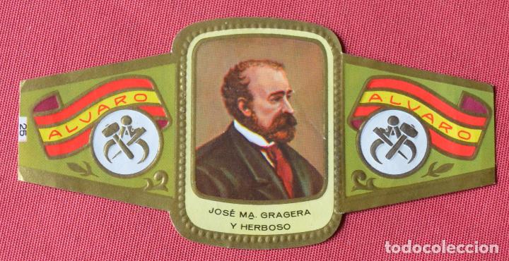 Vitolas de colecci&oacute;n: VITOLA ALVARO - SERIE ESCULTORES - N&ordm; 25