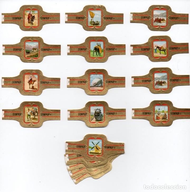 Vitolas de colecci&oacute;n: Vitolas. Serie completa Stompkop - Medios de Transportes, 24 vitolas