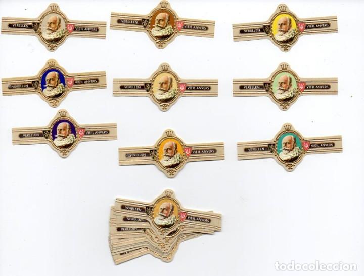 Vitolas de colecci&oacute;n: Vitolas.Serie completa Verellen - Arco Iris, serie 2, 25 vitolas