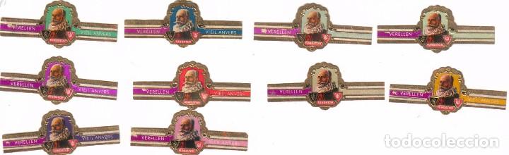 Vitolas de colecci&oacute;n: Vitolas.Serie completa Verellen - Arco Iris, serie 4b, f.p. 10 vitolas
