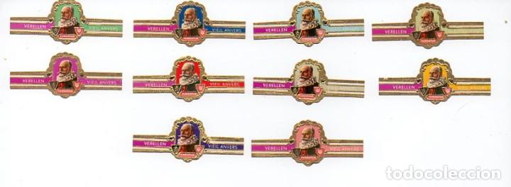 Vitolas de colecci&oacute;n: Vitolas.Serie completa Verellen - Arco Iris, serie 4c, f.p. 10 vitolas
