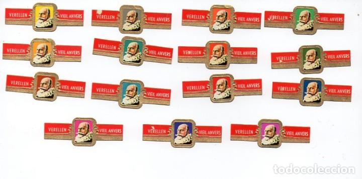 Vitolas de colecci&oacute;n: Vitolas.Serie completa Verellen - Arco Iris, serie 6. f.p., 15 vitolas