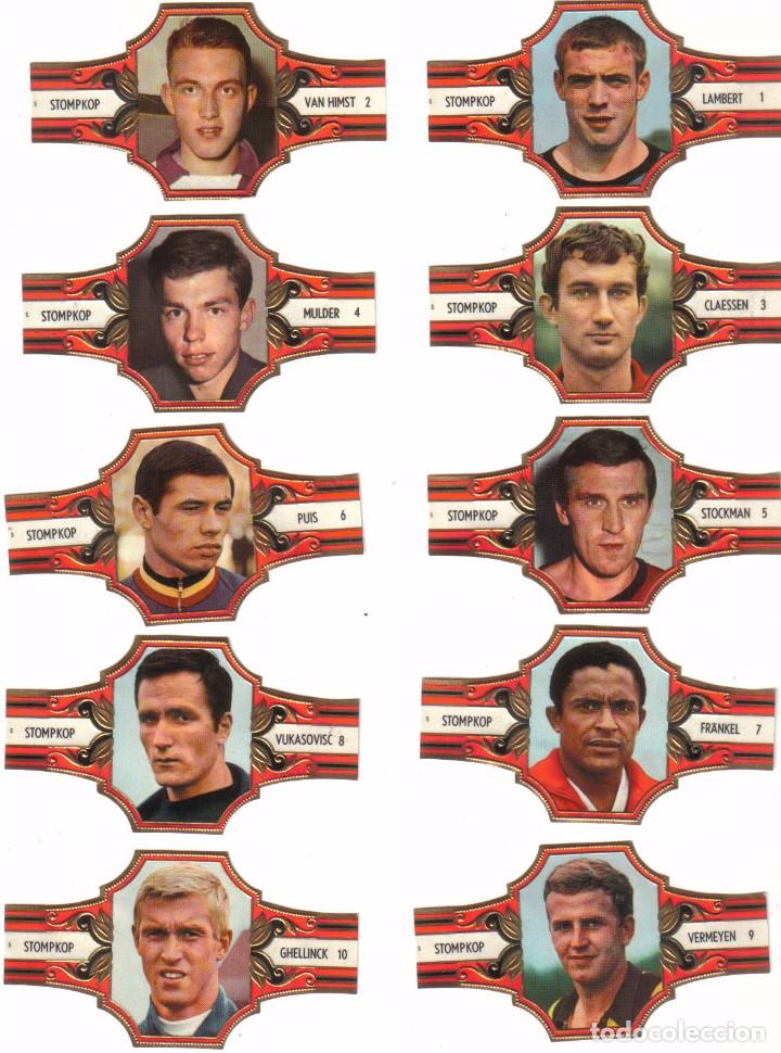 Vitolas de colecci&oacute;n: Vitolas. Serie completa Stompkop - Futbolistas, 10 vitolinas