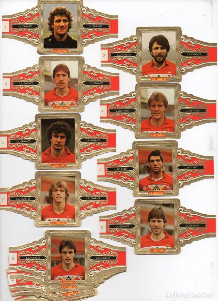 Vitolas de colecci&oacute;n: Vitolas. Serie Lugano - Mundial 86 (Futbolistas) 24 vitolinas.