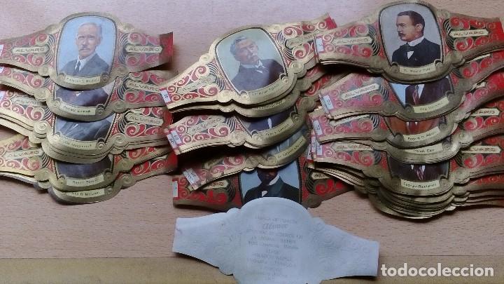 Vitolas de colecci&oacute;n: VITOLAS ALVARO SERIE PREMIOS NOBEL DE MEDICINA Y FISIOLOGIA LOTE DE 112 VITOLAS TAMA&Ntilde;O GRANDE