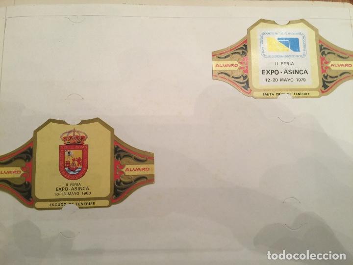 Collection cigar bands: &Aacute;LVARO &ndash; FERIA EXPO-ASINCA &ndash; COLECCI&Oacute;N COMPLETA DE 2 VITOLAS