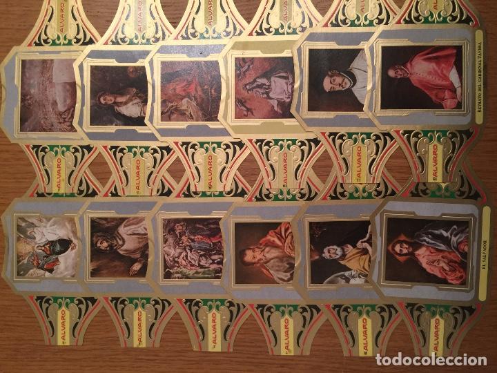 Collection cigar bands: &Aacute;LVARO &ndash; CUADROS DE EL GRECO SERIE III &ndash; COLECCI&Oacute;N COMPLETA DE 12 VITOLAS