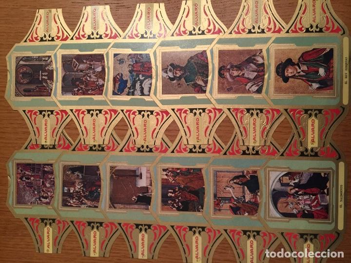 Collection cigar bands: &Aacute;LVARO &ndash; CUADROS DE BERRUGUETE SERIE I &ndash; COLECCI&Oacute;N COMPLETA DE 12 VITOLAS