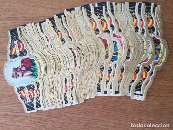 Vitolas de colecci&oacute;n: &Aacute;LVARO &ndash; REYES DE ESPA&Ntilde;A &ndash; COLECCI&Oacute;N COMPLETA DE 96 VITOLAS