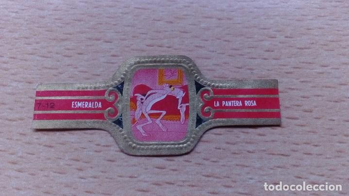 Vitolas de colecci&oacute;n: VITOLA ESMERALDA LA PANTERA ROSA