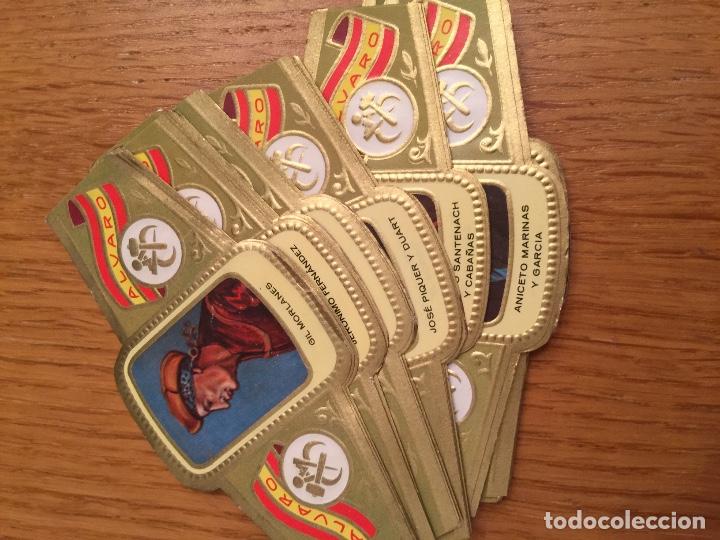 Vitolas de colecci&oacute;n: &Aacute;LVARO &ndash; ESCULTORES ESPA&Ntilde;OLES &ndash; COLECCI&Oacute;N COMPLETA DE 59 VITOLAS