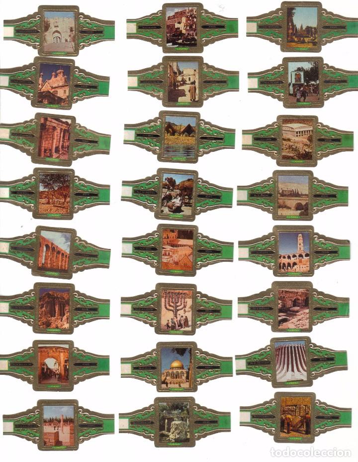 Vitolas de colecci&oacute;n: Vitolas. Serie completa Lugano - Israel, 24 vitolas