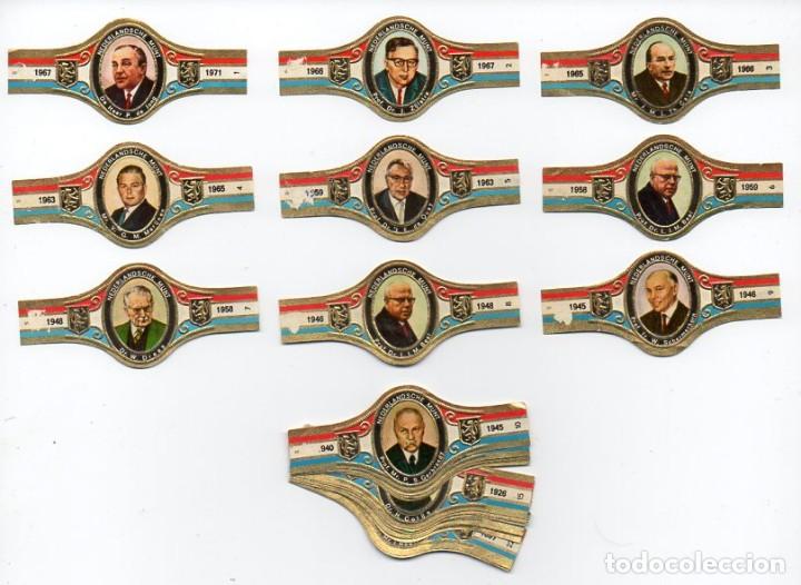 Vitolas de colecci&oacute;n: Vitolas. Serie completa Nederlandsche Munt - Presidentes de Holanda, 24 vitolas