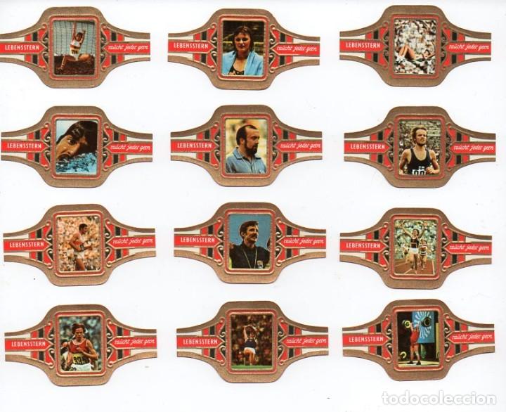 Vitolas de colecci&oacute;n: Vitolas, Serie completa marca Lebensstern- Olimpiada 1972. 12 vitolas