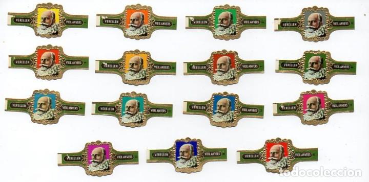 Vitolas de colecci&oacute;n: Vitolas. Serie completa Verellen - Arco Iris, serie 7. 15 vitolas