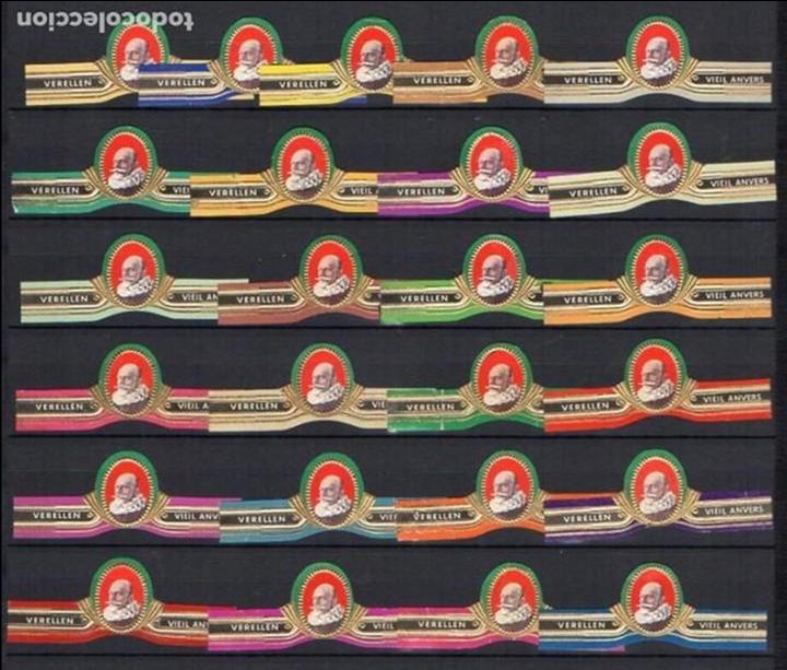 Vitolas de colecci&oacute;n: Vitolas.Serie completa Verellen - Arco Iris, serie 5. 25 vitolas
