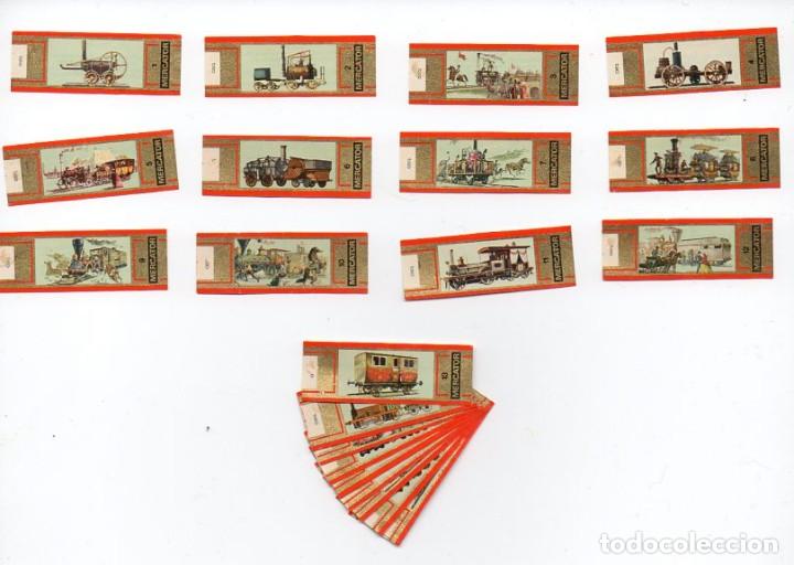 Vitolas de colecci&oacute;n: Vitolas Serie completa Mercator - Locomotoras, serie 1, 24 vitolas