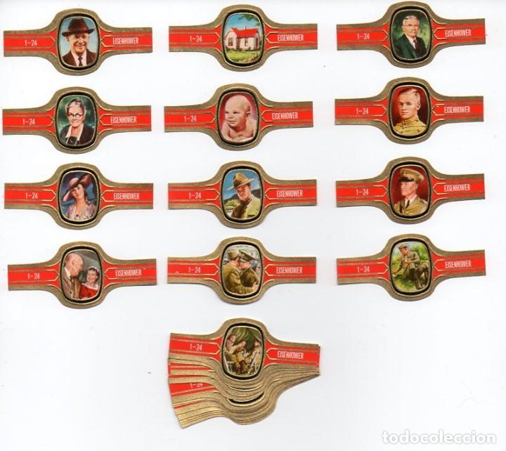 Vitolas de colecci&oacute;n: Vitolas Serie Karel I, Eisenhower, S.M. 24 vitolas