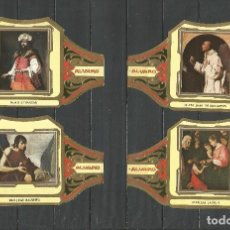 Vitolas de colección: ÁLVARO, CUADROS DE PINTORES ESPAÑOLES. ZURBARÁN SERIE II,12 VITOLAS.. Lote 79940873
