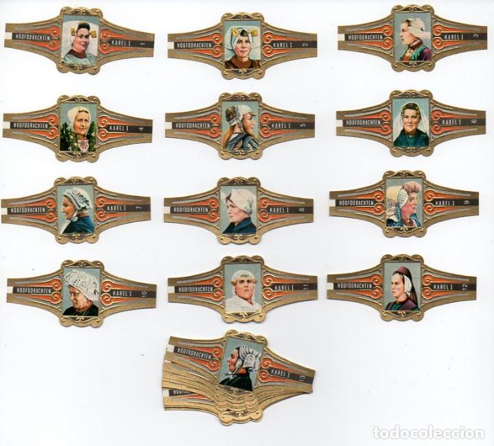 Vitolas de colecci&oacute;n: Vitolas. Serie Completa Karel I - Tocados Femeninos, 24 vitolas