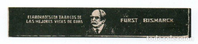 Vitolas de colecci&oacute;n: VITOLA CUBANA - RETRATO DE BISMARCK
