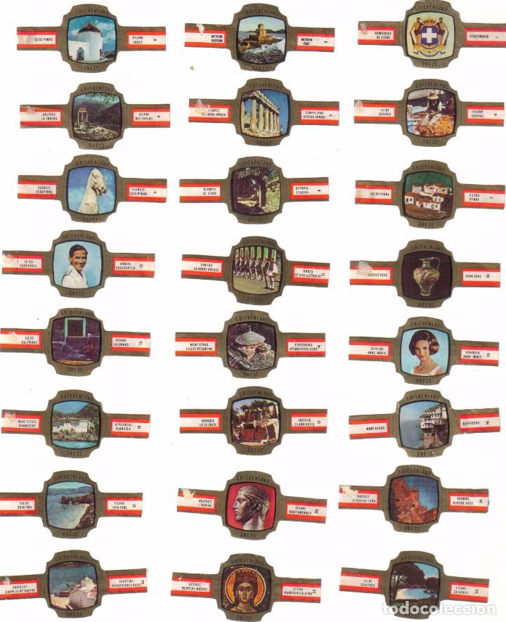 Vitolas de colecci&oacute;n: Vijosefa. Serie completa Alto, Grecia, 24 vitolas