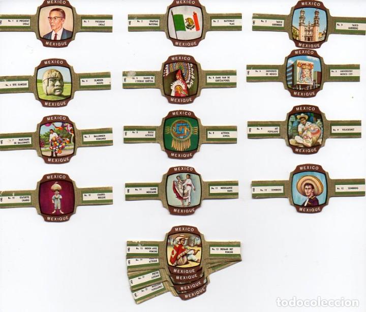 Vitolas de colecci&oacute;n: Vijosefa. Serie completa Alto, M&eacute;xico (M&eacute;jico) 24 vitolas