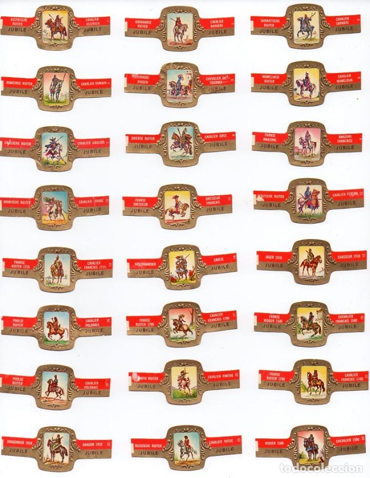 Vitolas de colecci&oacute;n: Vitolas, Serie Jubile - Jinetes, 24 vitolas