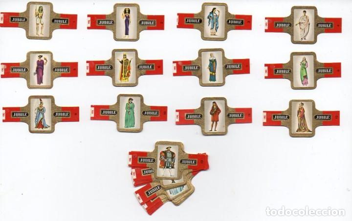Vitolas de colecci&oacute;n: Vitolas, Serie Jubile - Historia del Vestido, serie 1, 24 vitolas