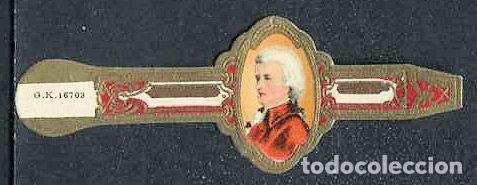 Vitolas de colecci&oacute;n: VITOLA ALEMANA - RETRATO COMPOSITOR MOZART