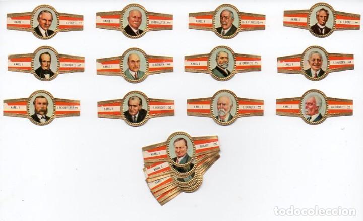 Vitolas de colecci&oacute;n: Vitolas,Serie Karel I - Hombres de Negocios, 24 vitolas