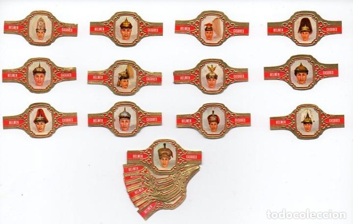 Vitolas de colecci&oacute;n: Vitolas,Serie Karel I - Cascos y Yelmos, 24 vitolas