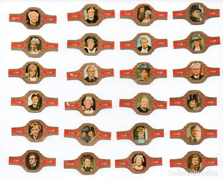 Vitolas de colecci&oacute;n: Vitolas,Serie Karel I - La Saga de los Forsyte, 24 vitolas