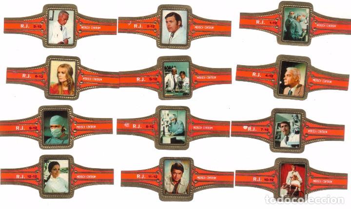 Vitolas de colecci&oacute;n: Vitolas. Serie completa Rokende Jan - Centro M&eacute;dico, 12 vitolas