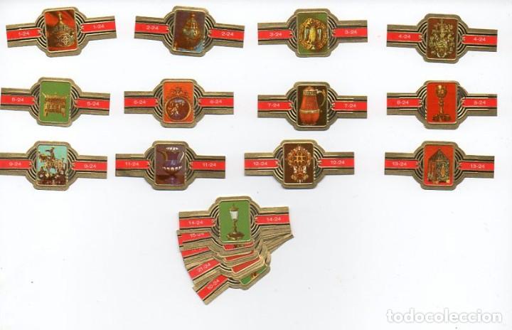Vitolas de colecci&oacute;n: Vitolas Serie completa Karel I, Orfebrer&iacute;a Antigua, 24 vitolas