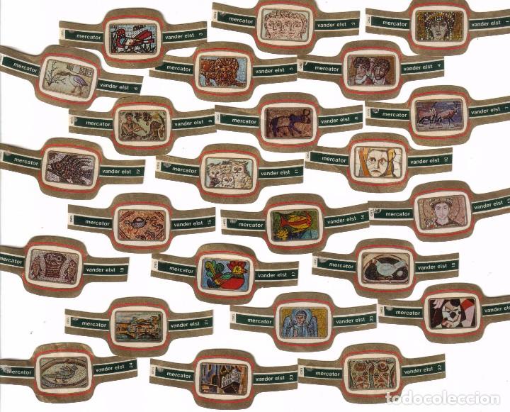 Vitolas de colecci&oacute;n: Vitolas Serie completa Mercator - Mosaicos, 24 vitolas