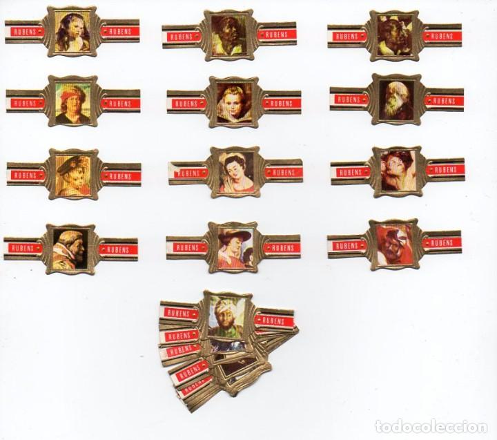 Vitolas de colecci&oacute;n: Vitolas. Serie completa Rubens - Fragmentos de Rubens, serie 1, 20 vitolas.